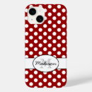 Recherche de pois rouge iphone coques Rétro
