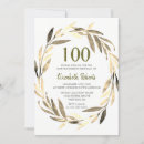 Recherche de 100th anniversaire invitations Cent