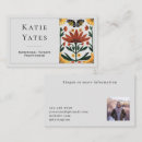Recherche de papillon abstrait cartes visite Moderne