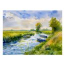 Recherche de rivière posters Coucher de soleil