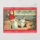 Recherche de père noël vintage et enfant cartes postales Mignon