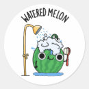 Recherche de pastèques drôles autocollants Pour tous