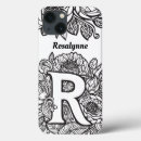 Recherche de tatouage style iphone coques Noir et blanc