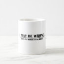 Recherche de improbable tasses Sarcastique