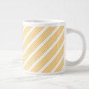 Recherche de jaune et blanc tasses Rayures