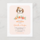 Recherche de tzu de shih invitations Aquarelle