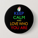 Recherche de restez calme badges Arc en ciel