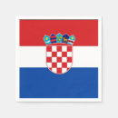 Recherche de croatie serviettes Rouge