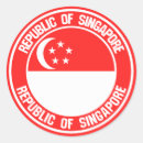 Recherche de drapeau singapour autocollants Fierté