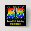 Recherche de 55 ans badges 55e anniversaire heureux