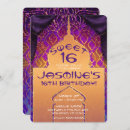 Recherche de oriental anniversaire invitations Élégant