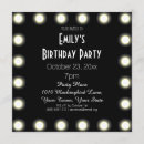 Recherche de hollywood 16ans anniversaire invitations Élégant