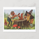 Recherche de gnome champignon cartes postales Boisé