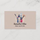 Recherche de cosmetics cartes visite Maquillage