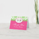 Recherche de rose de damassé vœux cartes Monogramme
