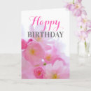 Recherche de sakura anniversaire cartes Rose