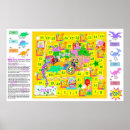 Recherche de dinosaure enfants posters Mignon