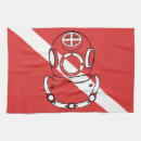 Recherche de drapeau de plongeurs Rouge