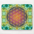 Recherche de fleur fractale tapis souris Mandala