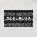 Recherche de mediation cartes visite Médiateur