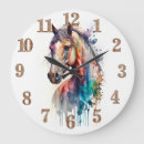 Recherche de tête de cheval horloges Amoureux des chevaux