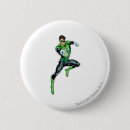 Recherche de héros comiques badges Le guerrier vert