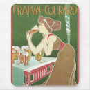 Recherche de bière vintage tapis souris Brasserie