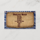 Recherche de jeans cartes visite Blue jean