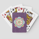 Recherche de mandala jeux de cartes Flowers