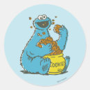 Recherche de cookie monster sesame st autocollants Monstre de cookie vintage