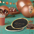 Recherche de graduation assiettes Noir et or