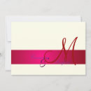 Recherche de prune invitations Monogramme