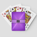 Recherche de violet jeux de cartes Métallique
