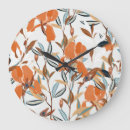 Recherche de motif floral vintage horloges Aquarelle