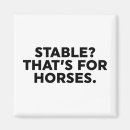 Recherche de cheval drôle magnets Humour