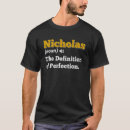 Recherche de nicholas tshirts Nom