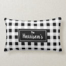 Recherche de plaid noir et blanc coussins Hiver
