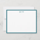 Recherche de turquoise correspondances cartes Monogramme