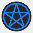 Recherche de pentagrammes autocollants Wicca