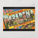 Recherche de pasadena cartes postales Salutations