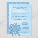 Recherche de octopus baby shower invitations Bleu