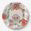 Recherche de hérisson assiettes en papier Fête