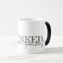 Recherche de tatouage noir tasses Typographie