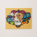 Recherche de pitbull puzzles Coeur