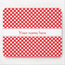 Recherche de point rouge tapis souris Motif