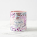 Recherche de lilas et blanc tasses Floral