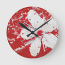 Recherche de japonais floral horloges Rouge
