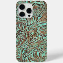 Recherche de motif en cuir coques Turquoise