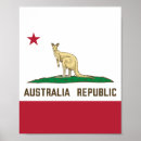 Recherche de drapeau australien art Kangourou