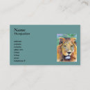 Recherche de lion africain cartes visite Faune